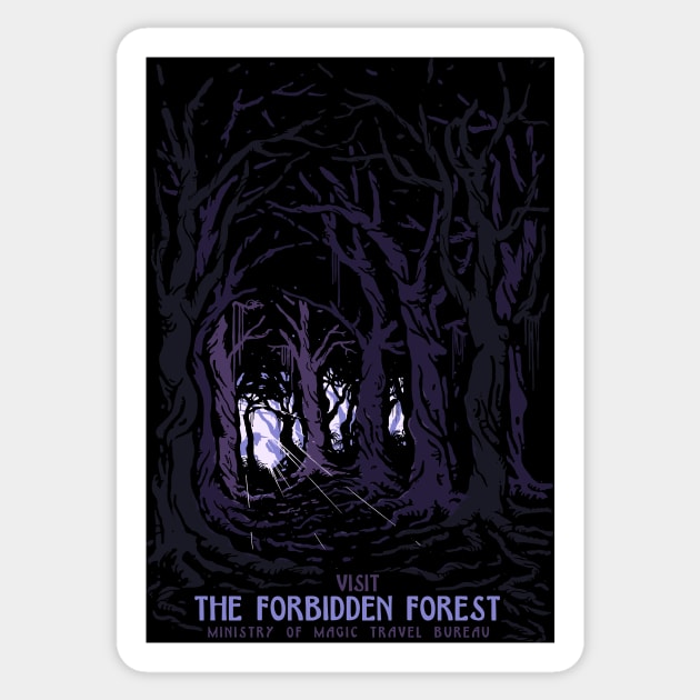 Dark forest Sticker by mathiole